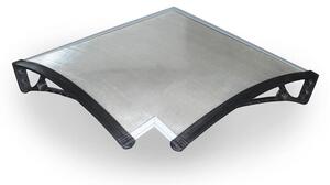 Angolo Interno Pensilina Tettoia In Policarbonato Alveolare Tosini Serie I 60 cm