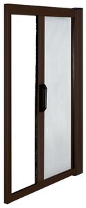 Zanzariera Avvolgibile Marrone per Porta e Balcone a Molla 160X250Cm