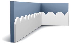 Orac Decor S425: listello a parete, modanatura, profilo angolare, elemento decorativo, modanatura in stucco, lunghezza 2 metri