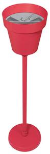 Spegnisigarette Posacenere da Esterno in Ferro Belfer Ashtray 42/SPS Rosso