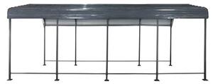 Pensilina in metallo Texas 3,6 x 6 m Garden Point antracite