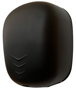 Asciugamani Elettrico con Fotocellula 1100W Vama Stream Dry UV NF Acciaio Nero Opaco