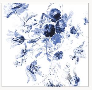 Carta da parati Royal Blue Flowers III