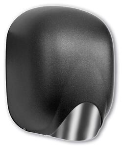 Asciugamani Elettrico con Fotocellula 1100W Vama Ecostream NF Alluminio Nero Goffrato