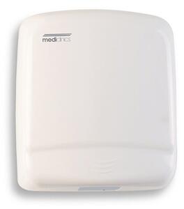 Asciugamani Elettrico Aria Calda Automatico in Acciaio Bianco Mediclinics Optima M99A