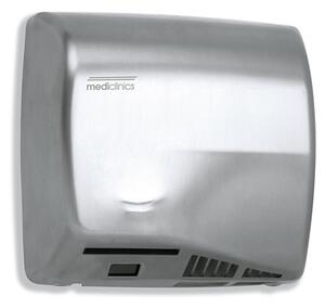 Asciugamani Elettrico Aria Calda Automatico in Acciaio Satinato Mediclinics Speedflow M06Acs