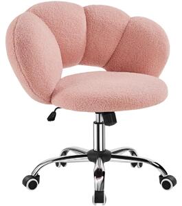 Sedia da ufficio ergonomica - Fino a 136 kg - Altezza regolabile - Rosa