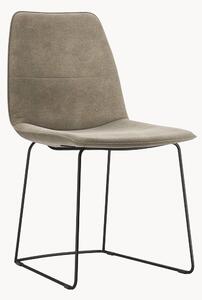 Sedia imbottita freistil117, grigio oliva