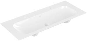 Villeroy & Boch Finion lavabo armoire, sans trop-plein, 2 trous pour robinet, 1200x500mm, 4164C1R1, 4164C1R1