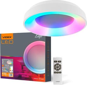 Plafondiera Led Lampada Da Soffitto Rotonda Bianca Colore Variabile Colori Rgb 72W + Telecomando