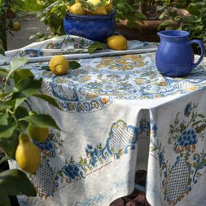 Tovaglia Da Cucina In Raso Di Cotone Ravello 150x150 Mirabello Moderno Multicolor Caleffi