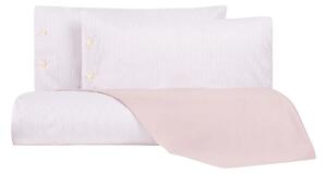 Copripiumino Con Federe In Percalle Coleman 255X205 + 2 Federe50X80 Bellora Geometrico Rosa Caleffi
