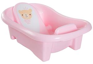 Vaschetta Bagnetto Neonati 30L in Plastica PP Rosa 88x49x28 cm