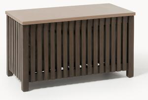 Cassapanca da giardino in legno di acacia con rivestimento Arkin, larg. 80 cm