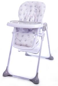 Seggiolone per Bambini 6 Altezze Trupia Yayo Grigio