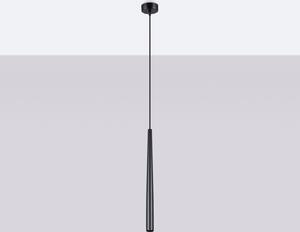 Lampada a pedale BLISS 1 nero 1xG9 8W acciaio 118x8x8cm Sollux Lighting