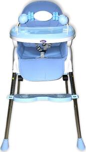 Seggiolone per Bambini 4 in 1 Pappa e Gioco Blu