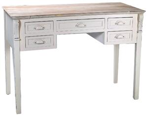 Scrivania in Legno MDF 5 Cassetti Provenza