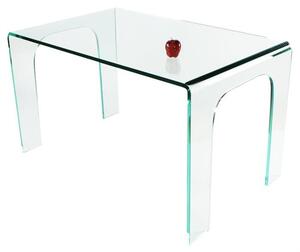 Scrivania in Vetro H75x80x140cm Itamoby Spider Trasparente