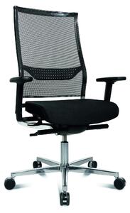 Sedia da ufficio Topstar / sedia girevole NEW ALUART rete/tessuto nero