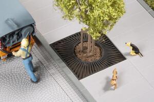 Auhagen 42658 H0/TT Griglia per alberi tagliata al laser