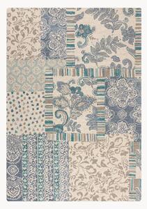 Tappeto in lana a pelo corto fatto a mano Eloise Patchwork