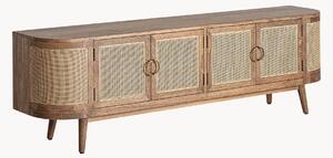 Mobile TV in legno di mango Backley