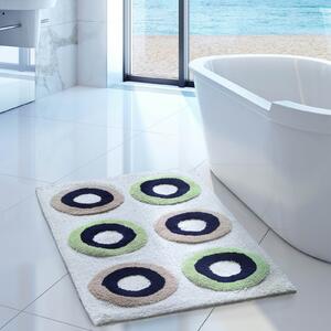Tappeto D'arredo In Cotone Vancouver 70X110 Carrara Moderno Green Caleffi