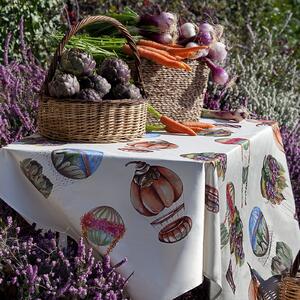 Tovaglia Da Cucina In Raso Di Cotone Autumn-balloon 150X230 Mirabello Moderno Multicolor Caleffi