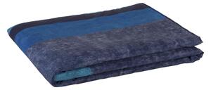 Telo Arredo Copridivano In Plaid Grandecor In Percalle Must 130x180 Carrara Moderno Blu Caleffi
