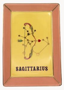 Vassoio decorativo in Fine Bone China Sagittarius
