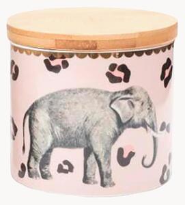 Barattolo in Fine Bone China Elephant