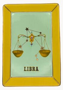 Vassoio decorativo in Fine Bone China Libra