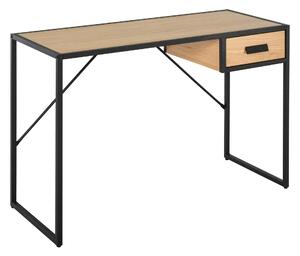 Scrivania da Ufficio Porta PC 1 Cassetto 110x45x76 cm in Acciaio