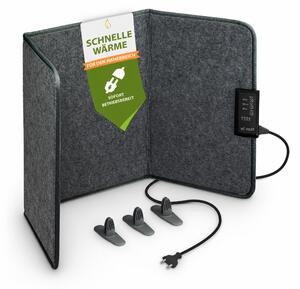 Mi-Heat Riscaldatore a infrarossi da scrivania 51x100cm MI-FH-51100 grigio
