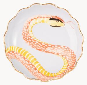 Piatto da dessert in Fine Bone China Snakey