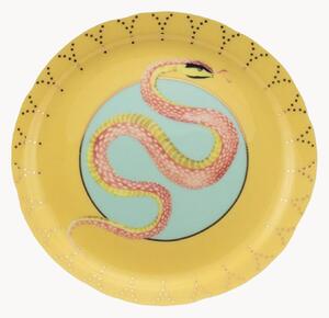 Piatto da dessert in Fine Bone China Snakey