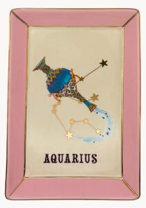 Vassoio decorativo in Fine Bone China Aquarius