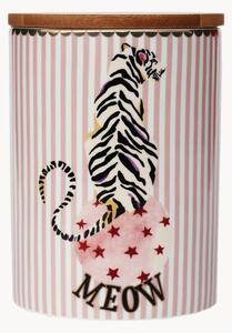 Barattolo in Fine Bone China Tiger