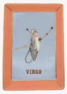Vassoio decorativo in Fine Bone China Virgo