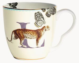Tazza in Fine Bone China Leopard