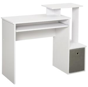 Scrivania da Ufficio 100x40x86,6 cm in Truciolare Bianco