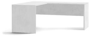 Scrivania Angolare Sx 180x76x169 cm Ossido Bianco