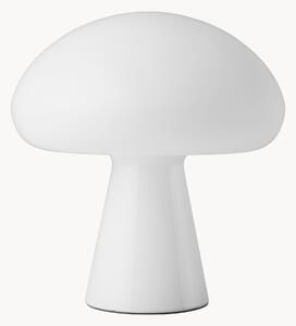 Lampada da tavolo portatile a LED in vetro soffiato con luce regolabile Obello