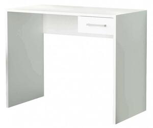 Scrivania Porta Pc Tom Bianco 90x45x74 h cm in Truciolare bilaminato Bianco