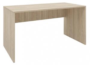 Scrivania Josie 138,5x68x75 h cm in Truciolare bilaminato Quercia Chiaro
