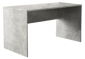 Scrivania Josie 138,5x68x75 h cm in Truciolare bilaminato Grigio Effetto Cemento