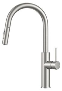 Miscelatore da cucina - Bocca alta - Estraibile - Acciaio inossidabile - Girevole a 360°