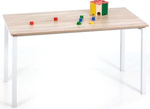 Scrivania per Ragazzi 140x70xH75 cm in Legno Explorer Rovere