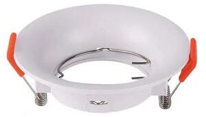 V-TAC VT-920-W portafaretto led da incasso rotondo faretto GU10 colore bianco in policarbonato sku 6632